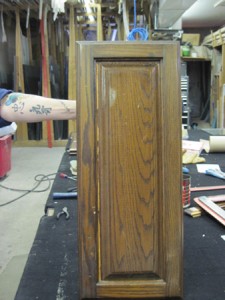 Wood Door Before Picture