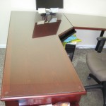 Office Desk Glass Table Top